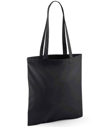 Westford Mill Recycled Cotton Tote Bag - BLK - ONE
